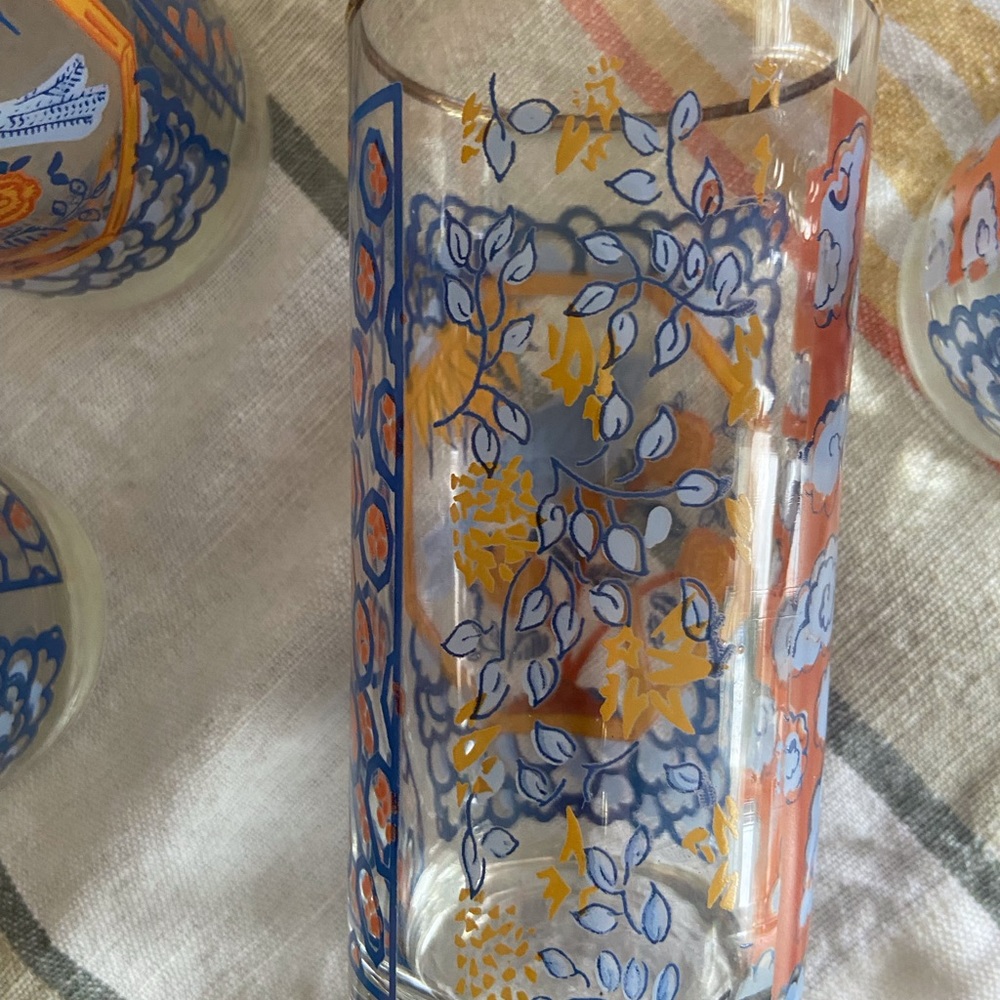 Vintage Highball Glasses . Circa 1970’s Set of 11